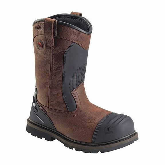Avenger Work Boots Mens Hammer Wellington Waterproof Brown Black 7896