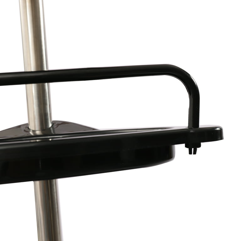 Aiqidi Corner Shower Shelf Caddy Tension Pole 4 Tier Adjustable