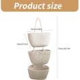 thumbnail image 2 of Storage Basket,Versatile Cotton Hanging Storage Basket Convenient 3 Layer Cotton Rope for Kitchen Bathroom Study Room, 2 of 7