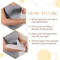 thumbnail image 5 of GiGi Natural Muslin Waxing Strips, Large Pre-Cut Epilating Wax Strips for Hair Removal, 3" x 9", 100-Pack, 5 of 6