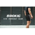 thumbnail image 3 of BROKIG Mens 5" Gym Bodybuilding Shorts Running Workout Lightweight Shorts with Pockets (Medium, Black), 3 of 7