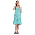 thumbnail image 5 of Bimba Printed Rayon Nightwear for Womens Spaghetti Strap Night Dress Sexy Nightgown, 5 of 7