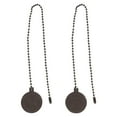 thumbnail image 1 of Cadena de cadena de tracción de 2 piezas de 2 piezas cadena de lámpara de techo del ventilador de metal de metal cadena de tracción, 1 of 7