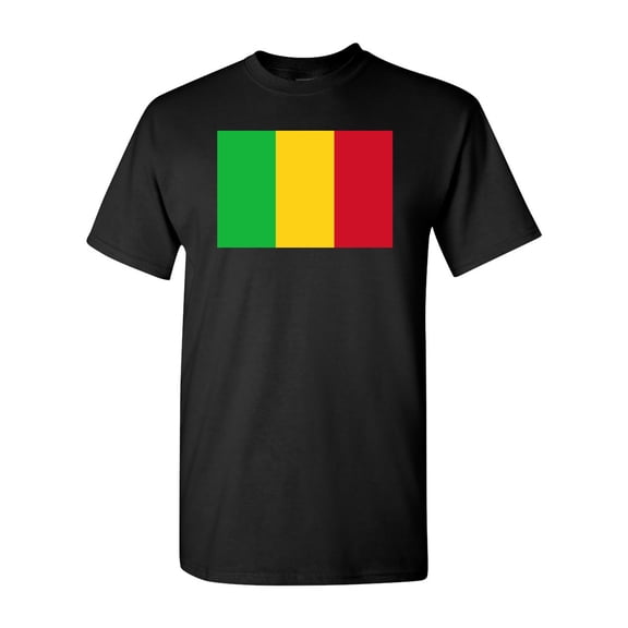 Mali Country Flag Adult DT T-Shirt Tee