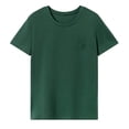 thumbnail image 2 of Camiseta para mujer, camiseta básica, disfraz, ropa deportiva, camisa de cuello redondo para el trabajo, mujer M, 2 of 8