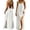 X352 White, variant on Bysome Women Dress Solid Color Sleeveless Round Neck Slit Dresses Summer Casual Women Dresses Size L Beige