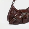 thumbnail image 5 of Sunyuer Trendy Shoulder Bag - Vintage Y2K Leather Buckle Punk Hobo Clutch Hobo Purse for Women, 5 of 11