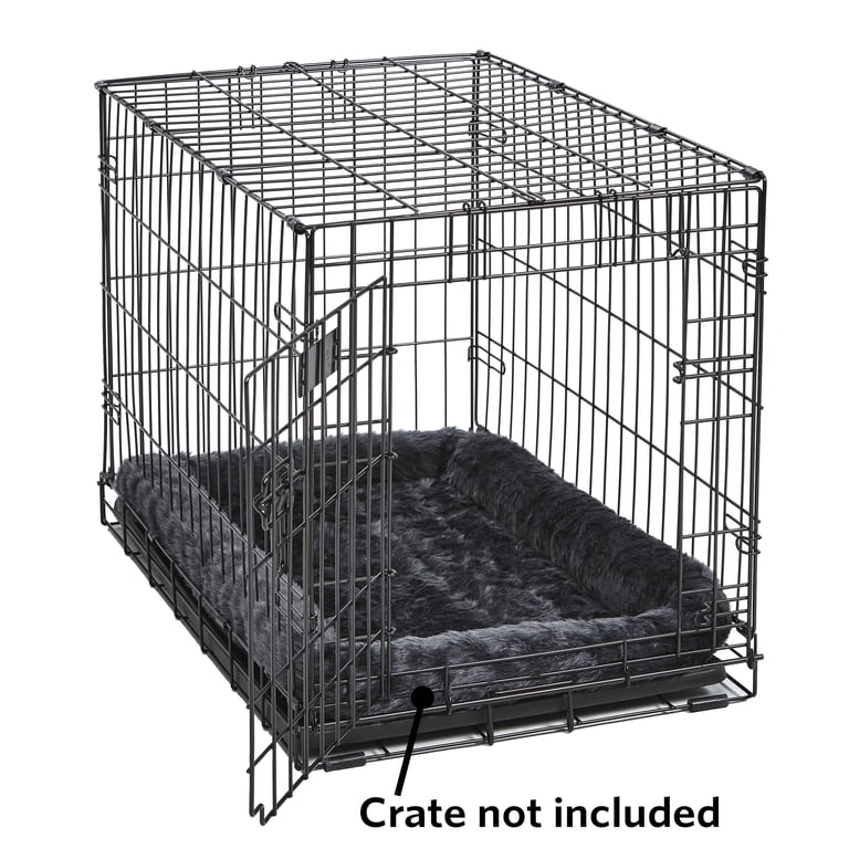 Quiet Time Bolster Dog Bed, Small Gray 22 Inch photo 5