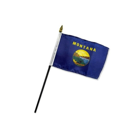 Montana 4x6in Stick Flag