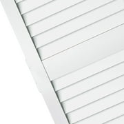 Kimberly Bay Louvered Paintable Wood Bi-Fold Door, 23 lbs
