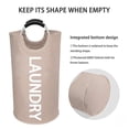 thumbnail image 5 of 90L Large Laundry Basket - Collapsible, Waterproof, and Foam-Protected Aluminum Handles for Laundry, Dorm, Family - Dirty Clothes Hamper for Laundry Convenience, 5 of 8