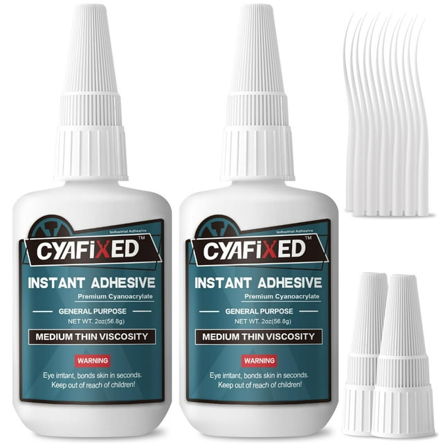 Adhesivo de cianoacrilato líquido Super Glue, 113,6 g, transparente rápidamente