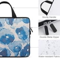 thumbnail image 3 of WERPE Animal Print Blue Spots Abstract Expressionism Laptop Bag Diving Fabric Tablet Cover Neoprene Computer Protective Handle Case 17inch, 3 of 5