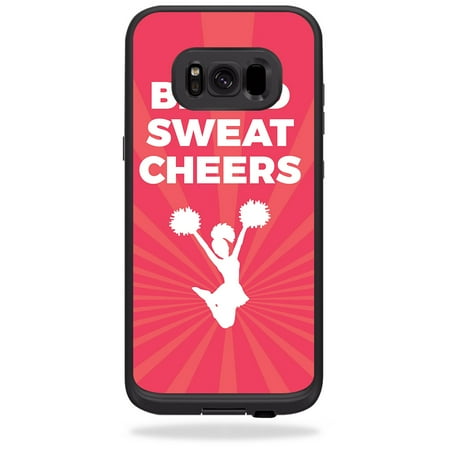 - Skin For LifeProof Samsung Galaxy S8 fre Case – Blood Sweat Cheers | MightySkins Protective, Durable, and Unique Vinyl Decal wrap cover | Easy To Apply, Remove, and Change Styles | Made in the USA