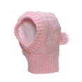 thumbnail image 4 of Toddlers One Hole Winter Flake Pom Ski Mask Buy One Get One Free,  2 PackPink, 4 of 4