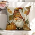 thumbnail image 6 of gnome bird pumpkin linen throw pillowcase decoration pillowcase gifting preferred 18x18 inch cushion cover 4 sets sofa pillowcase sofa bedroom living room car, 6 of 8