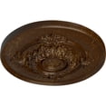 thumbnail image 3 of Ekena Millwork 13 3/4"OD x 1"P Monique Ceiling Medallion (Fits Canopies up to 3 3/4"), Hand-Painted Root Beer Crackle, 3 of 6
