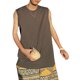thumbnail image 5 of Camiseta sin mangas para hombre, camisa sin mangas de color puro, chaleco deportivo holgado para entrenamiento en casa, 5 of 8