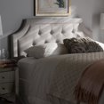 thumbnail image 5 of Baxton Studio Mars Modern and Contemporary Greyish Beige Fabric Full Size Headboard, 5 of 13