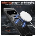 thumbnail image 2 of For Google Pixel 11 Pro XL Case With Invisible Magnetic O-Ring Stand Shockproof Phone Case,Black,For Pixel 11 Pro XL, 2 of 6