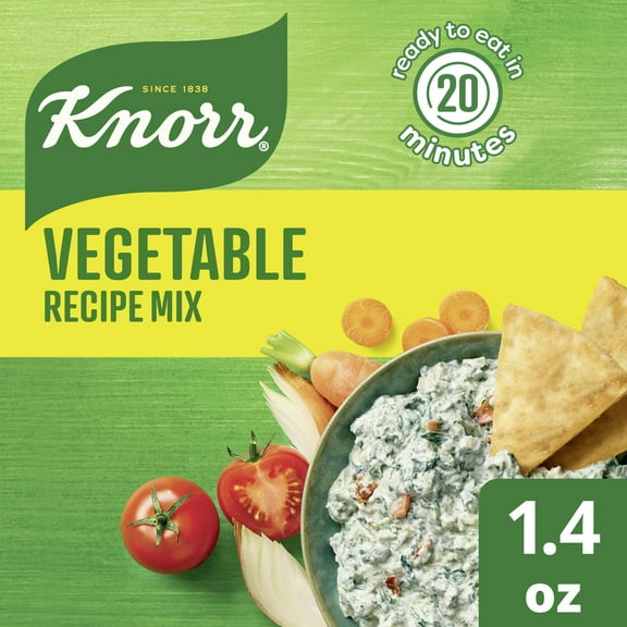 Knorr No Artificial Flavors Ready-to-Eat in 20 Minutes Vegetable Soup Mix, 1.4 oz (Pack of 6)