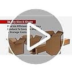 PARTNERS BRAND 24x6x6 Long Corrugated Boxes, Long, 24L x 6W x 6H, Pack of 25 | Shipping, Packaging, Moving, Storage Box for Home or Business, Strong Wholesale Bulk Boxes