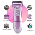 thumbnail image 2 of Electric Lady Shaver Waterproof Hair Remover Razor Women Leg Armpit Hair Epilator, Purple , 1Pcs, Battery Powered, 2 of 5