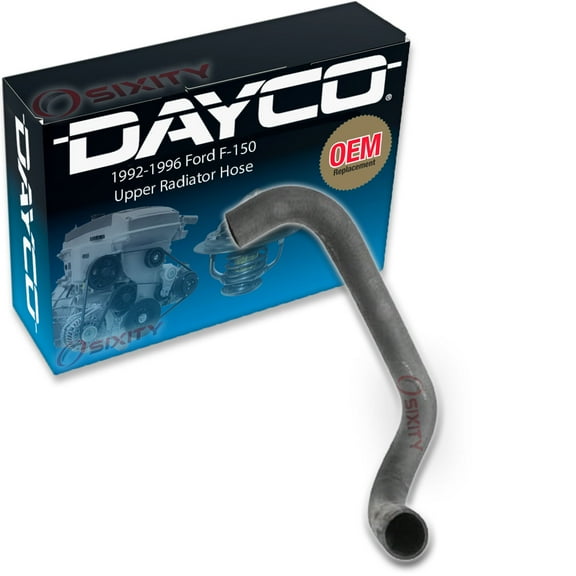 Dayco Upper Radiator Coolant Hose compatible with Ford F-150 4.9L L6 1992-1996