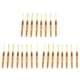 thumbnail image 1 of 24 Piezas Conjunto de Ganchillo Hecho una Mano Herramienta de Costura de Puntadas Agujas de Tejer Caseras Aleación de Aluminio DIY Portátil, 1 of 1