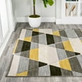 thumbnail image 3 of JONATHAN Y UNIQUE 3 x 5 Area Rug, Kehoe Retro Diamonds Geometric - Yellow/Gray/Cream, UNQ101A-3, 3 of 10