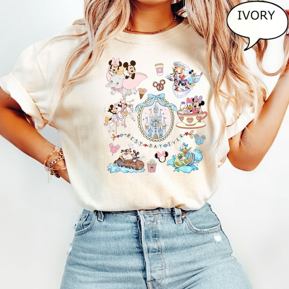 Coquette Bows Mickey And Friends T-Shirt, Magical Kingdom T-Shirt, Walt Disney World Shirt, Disney Girls Trip Tee, S-5Xl Shirt