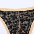 thumbnail image 5 of TANBOM Mens Sexy G String Bulge Pouch Breathable Lightweight Thong Underwear Black M, 5 of 6