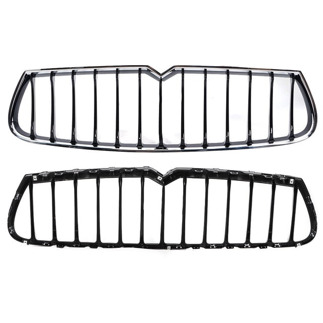 Pare-Chocs avant pour Grill Chromé Capot de Voiture Réajustable Compatible avec Ghibli 2014-2017