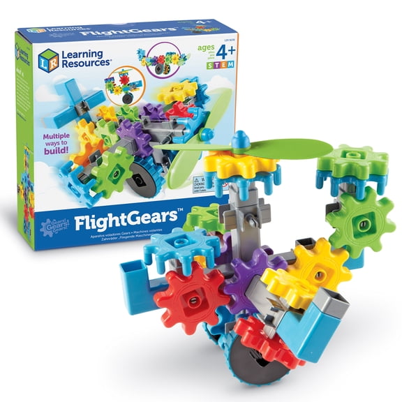 Learning Resources Gears! Gears! Gears! FlightGears, STEM Building Set, Ages 4 