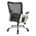 thumbnail image 3 of Office Star Products Screen Back Chair with Black Faux Leather Seat, 3 of 4