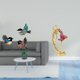thumbnail image 2 of Escultura De Bailarina De Madera Con Forma De Pájaro, Ideal Como Arte De Pared, Para Jardín, Estudio, Oficina, Dormitorio, Decoración Del Hogar., 2 of 8