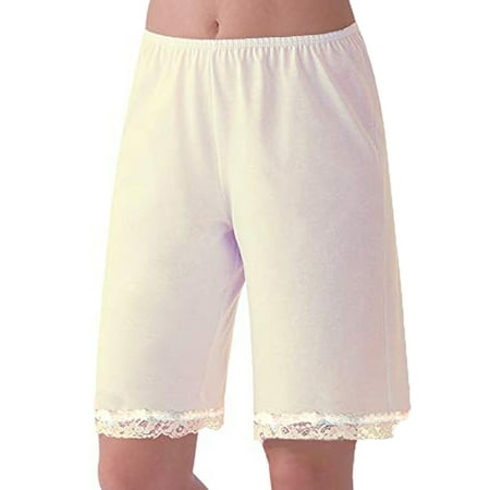 

Women Lace Edge Pettipants Snip-it Culottes Slips Bloomers Lingerie Pajamas Short Pants