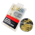 thumbnail image 2 of 100pcs Picture Hanging Kit Wooden Frame Wall Mounting Hooks Nails Picture Hanging Wire Kit, 2 of 9