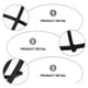 thumbnail image 4 of 4 PCS Hierro Flower Guirnalda Hoops DIY GARAND FRAME FRAME DE GURANO CUBIERTA ACCESORIOS, 4 of 5