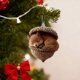thumbnail image 4 of Forest Animal Ornaments , Woodland Christmas Tree Decorations in Acorn for Holiday Home Decor, Rustic Cabin Themed Party Favors, Nature Inspired Gift, 4 of 6