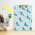 thumbnail image 2 of FORMRS Acrylic Clipboard with Low Profile Clip Standard A4 Letter Size, 12.5" x 9", Blue Ice Hockey, 2 of 8