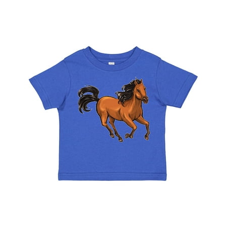 

Inktastic Wild Mustang Horse Galloping Gift Toddler Boy or Toddler Girl T-Shirt