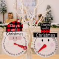 thumbnail image 4 of Calendario de Adviento de Navidad Santa de madera muñeco de nieve adorno colgante cuenta regresiva calendarios de Navidad decoración de fiesta en casa, 4 of 4