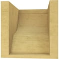 thumbnail image 4 of 7"W x 7"D x 7"H Wide Garner Rough Cedar Woodgrain TimberThane Corbel, Primed Tan, 4 of 6