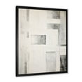thumbnail image 3 of Designart "Platinum Parallels In Shades Of Grey And White I" Abstract Shapes Picture Framed Wall Art Prints, 3 of 5