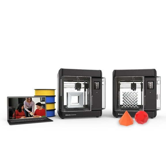 MakerBot Sketch Classroom Printer Setup with Lesson Plans and Software for Teachers and Students Bundle (Black, 2-Pack) (2 Items)