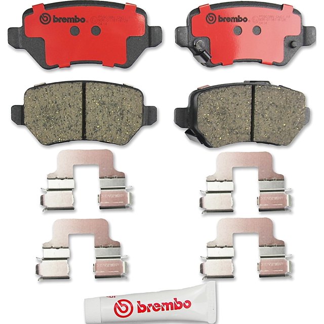 Balatas Bajos Metales Zafira 2002 A 2006 Chevrolet Trasero BREMBO Balatas premium Bajos metales