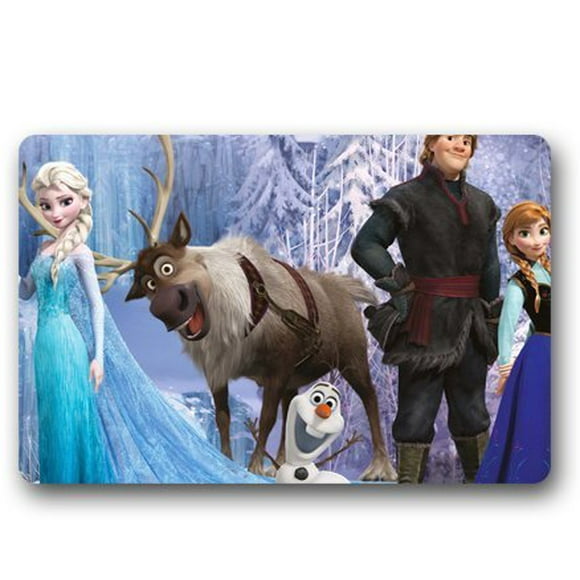QIFEIHA Frozen Movie Doormat Outdoor Indoor Floor Mats Non-Slip Bathroom Mats Rug Size 23.6x15.7 Inch