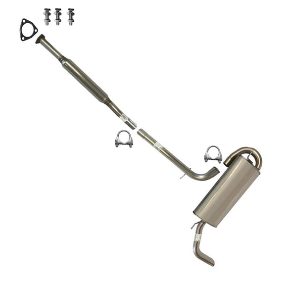 Northeastern Exhaust Muffler & Pipe Exhaust System Kit Fits 2006-2009 Pontiac Torrent 3.4L - Direct Fit | Stainless Steel Exhaust System Kit