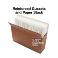 thumbnail image 3 of MyOfficeInnovations Expanding File Pockets 5.25" Expansion Letter Size Brown 10/BX 418335, 3 of 4
